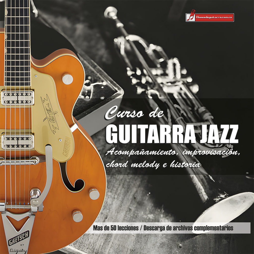 Curso de guitarra Jazz libro físico y digital 